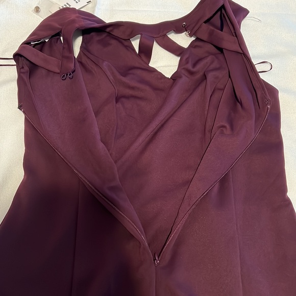 Cleo burgundy dress. Size 6 - Picture 5 of 6